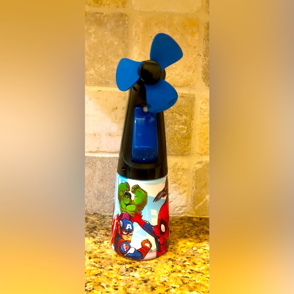 Battery operated Marvel water mister with fan